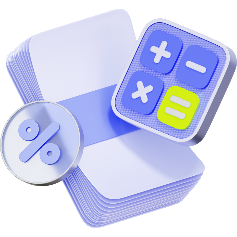 Income Tax 3D Illustration